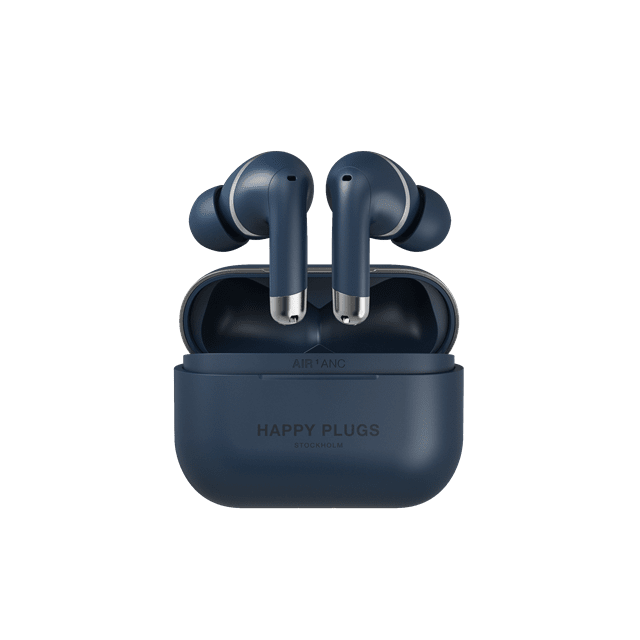 Happy Plugs Air 1 Blue True Wireless Active Noise Cancelling Bluetooth Earphones - 3