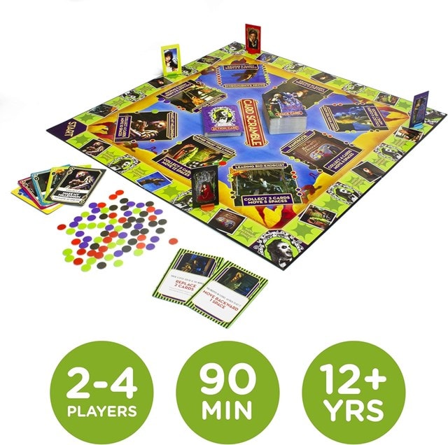 Beetlejuice Card Scramble Board Game - 2