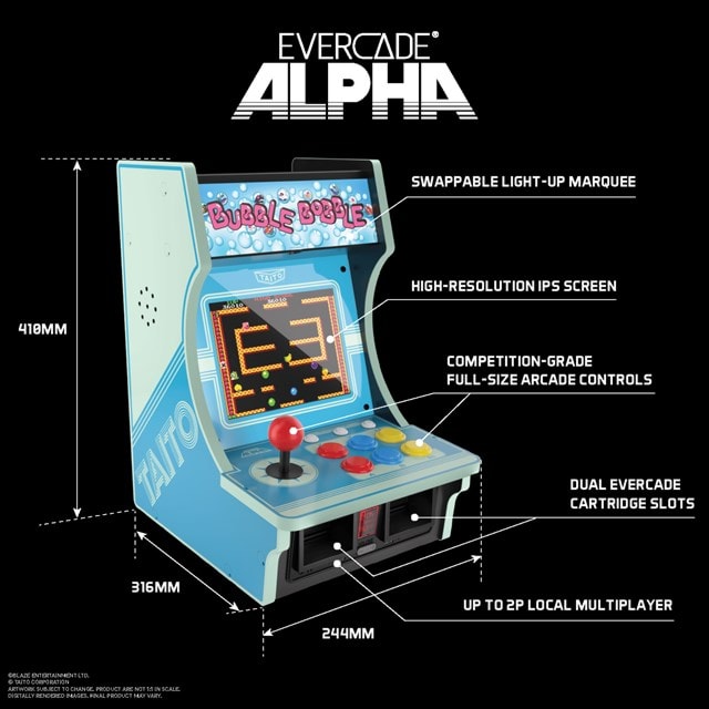 Evercade Alpha Taito Bartop Arcade Console - 2