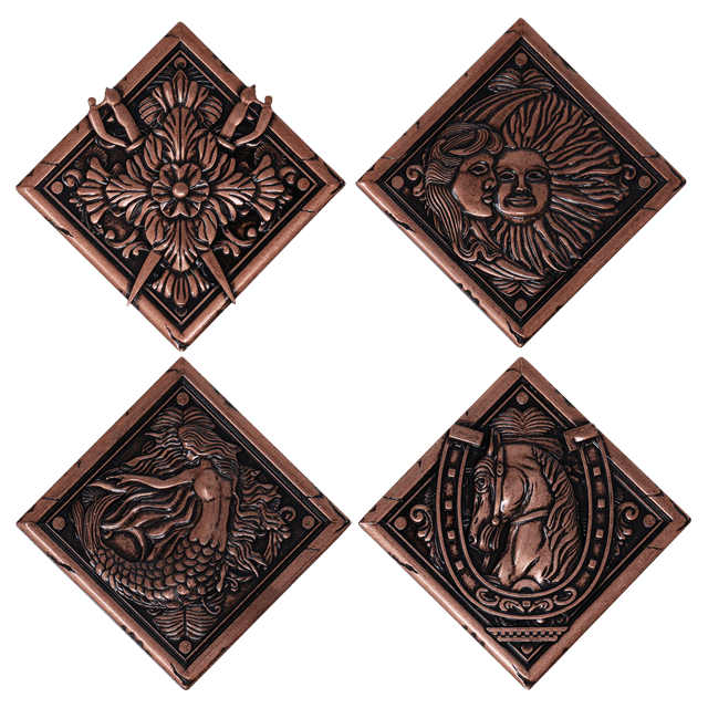 Resident Evil VIII Replica House Crest Set Collectibles - 9