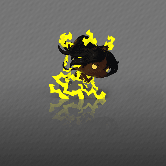 Glow In The Dark Yoruichi Shihoin 2579 Bleach Thousand-Year Blood War Funko Pop Vinyl Premium - 2