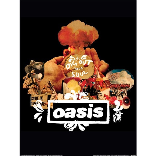 Dig Out Your Soul Oasis 30cm x 40cm Print | HMV Store