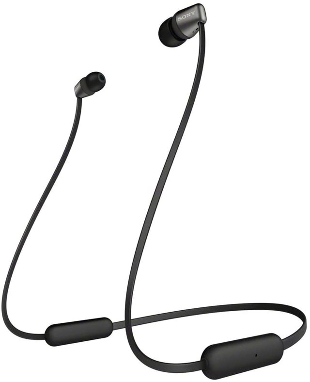 Sony WI-C310 Black Bluetooth Earphones - 1