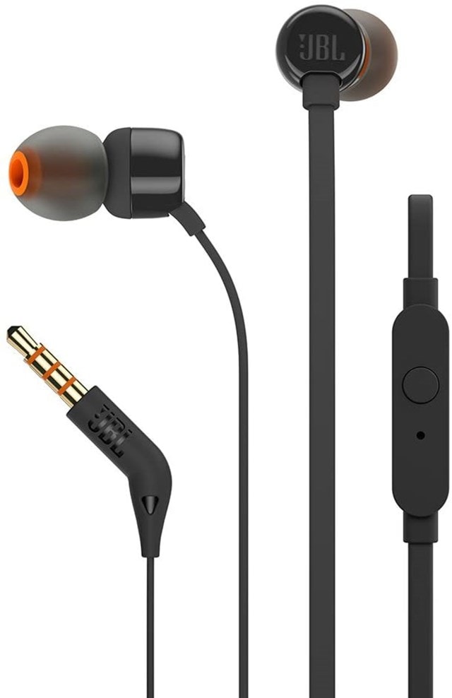 JBL Tune T160 Black Earphones - 1