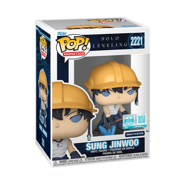 Sung Jinwoo Mining 2221 Solo Leveling Limited Edition Funko Pop Vinyl Supreme - 2