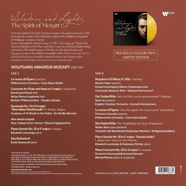 Shadows and Light: The Spirit of Mozart - 2