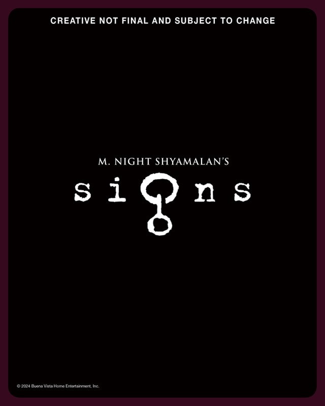 Signs (hmv Exclusive) Limited Edition 4K Ultra HD Steelbook - 1