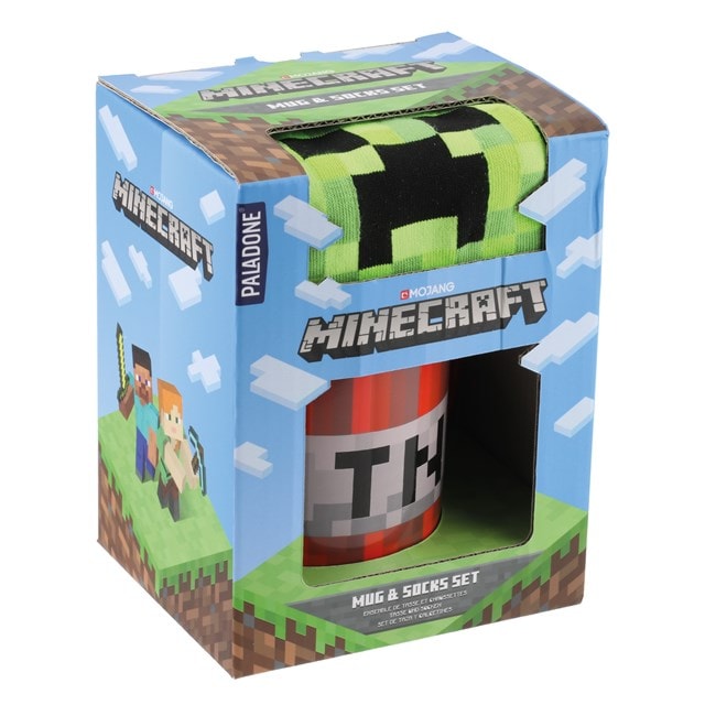 Minecraft Mug & Socks Gift Set - 3