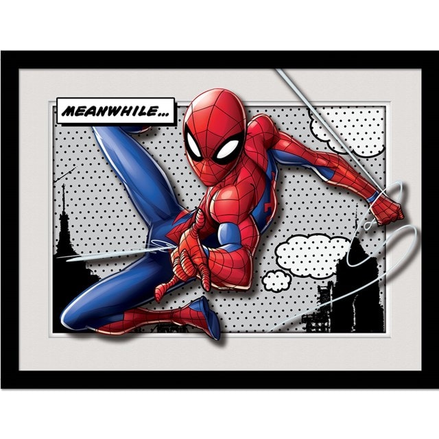 Spider-Man Meanwhile Framed Breakout Collector Print - 1