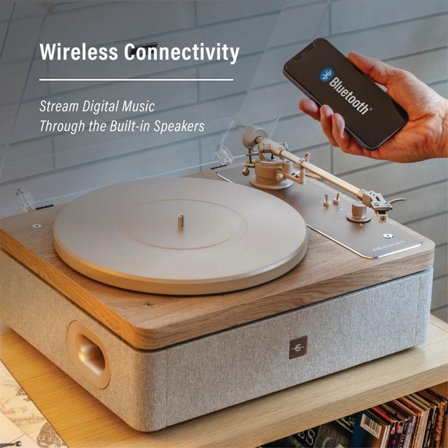 Crosley E100 Natural/Light Wood Turntable - 7