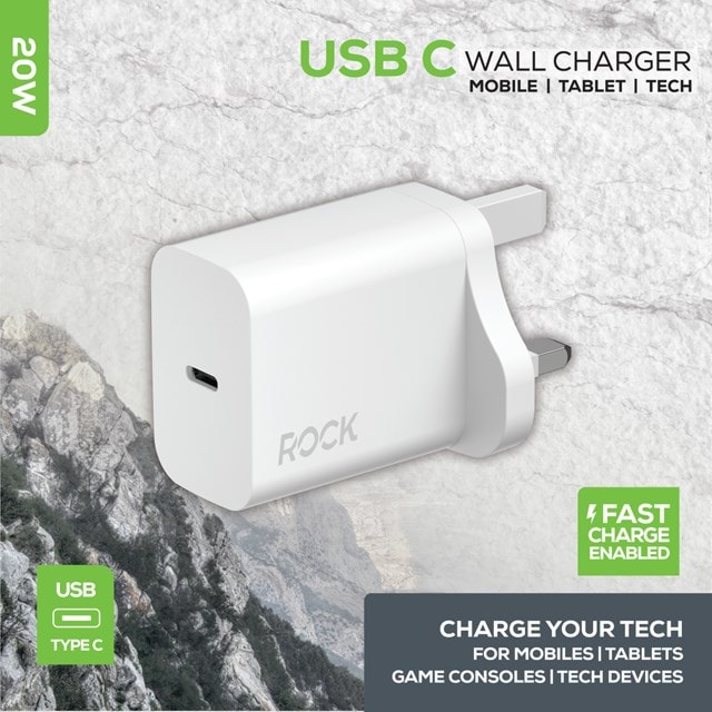 Rock 20W White USB-C Plug - 3