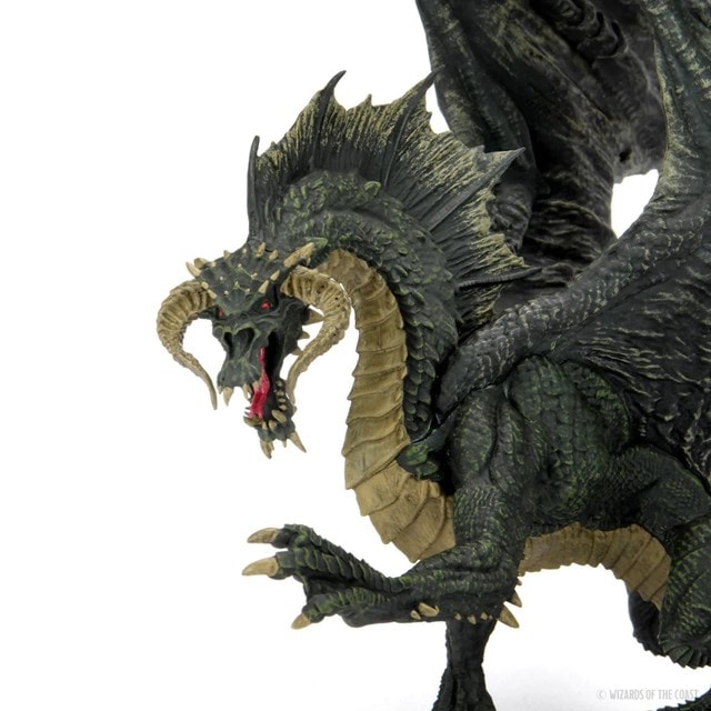 Adult Black Dragon Dungeons & Dragons Icons Of The Realms Premium Figurine - 7