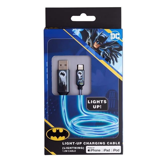 Lazerbuilt Batman Light-Up Lightning Cable - 4