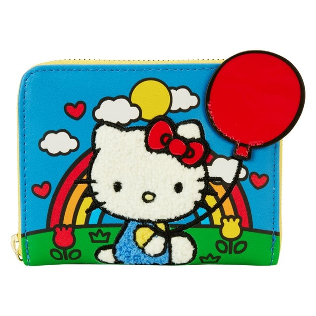 Chenille Zip Around Wallet Hello Kitty 50th Anniversary Loungefly - 1