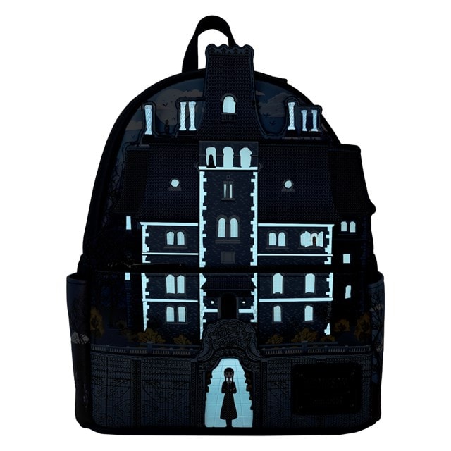 Nevermore Academy Wednesday Loungefly Mini Backpack - 2