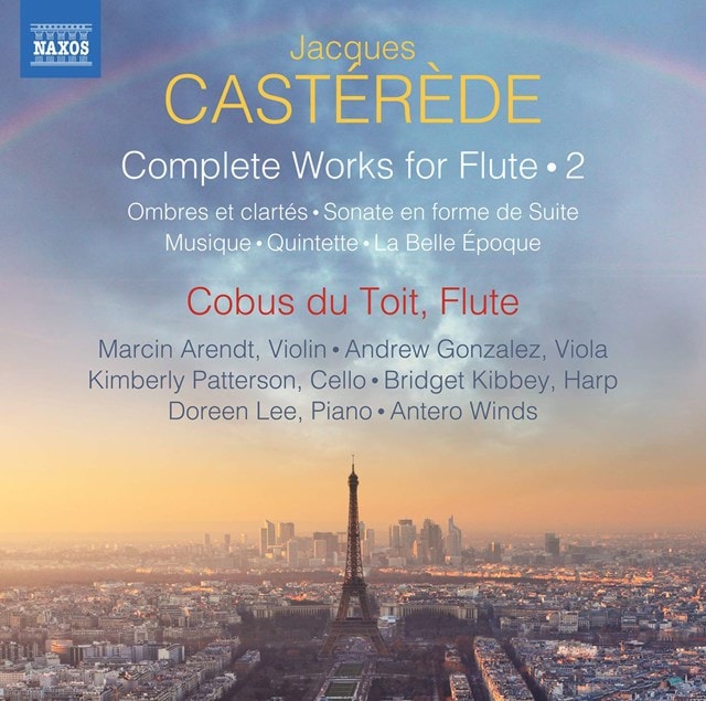 Jacques Casterede Complete Works for Flute Volume 2 CD Album