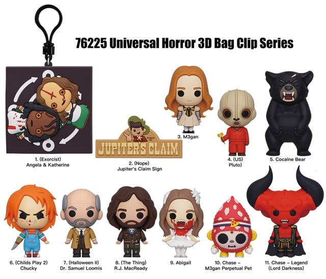 Universal Horror Series 4 Bag Clips - 2