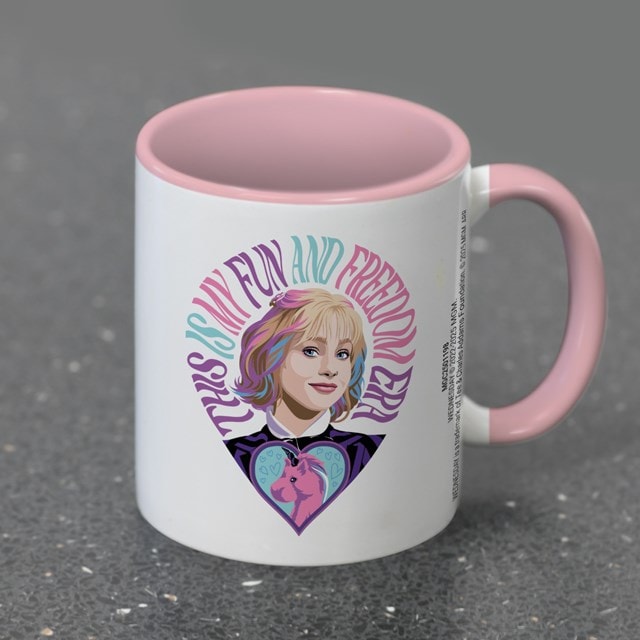 Enid Fun Wednesday Season 2 Pink Coloured Inner Mug - 3