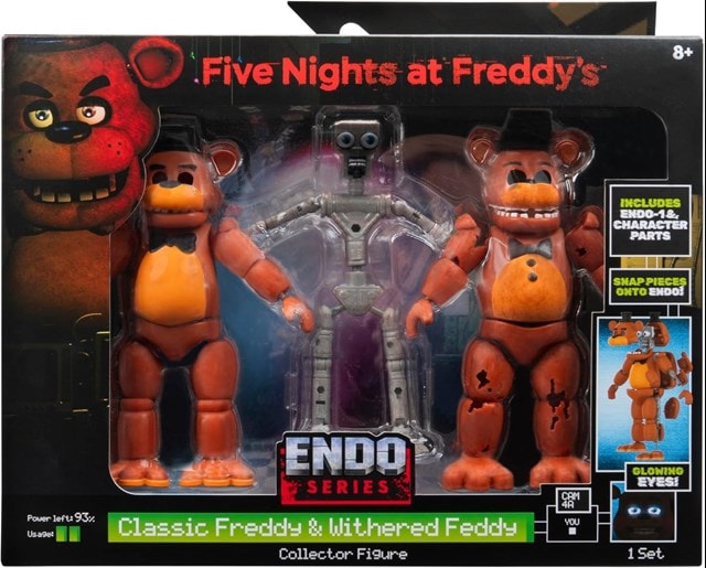 Classic Freddy & Withered Freddy Five Nights At Freddy's Endo Series Collector Figure - 2