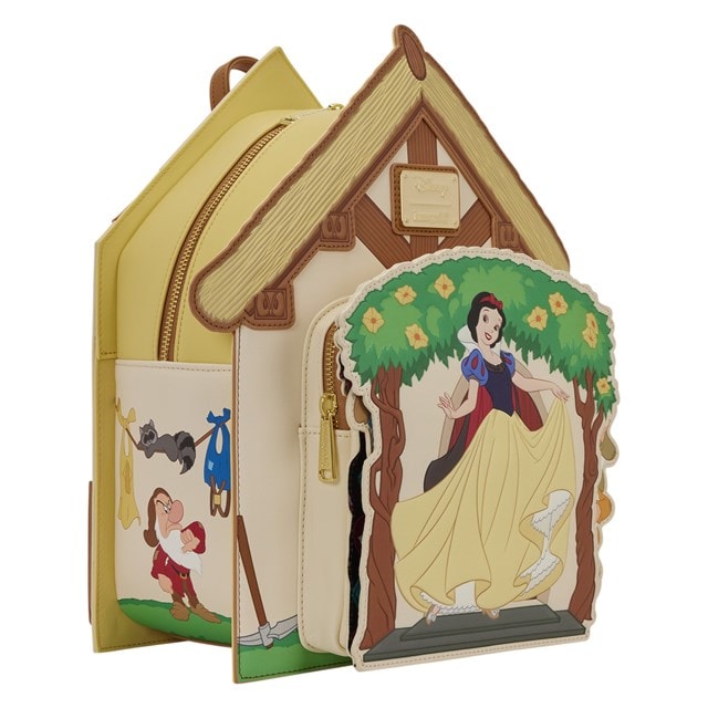 Snow White Dwarfs Cottage Loungefly Mini Backpack - 4
