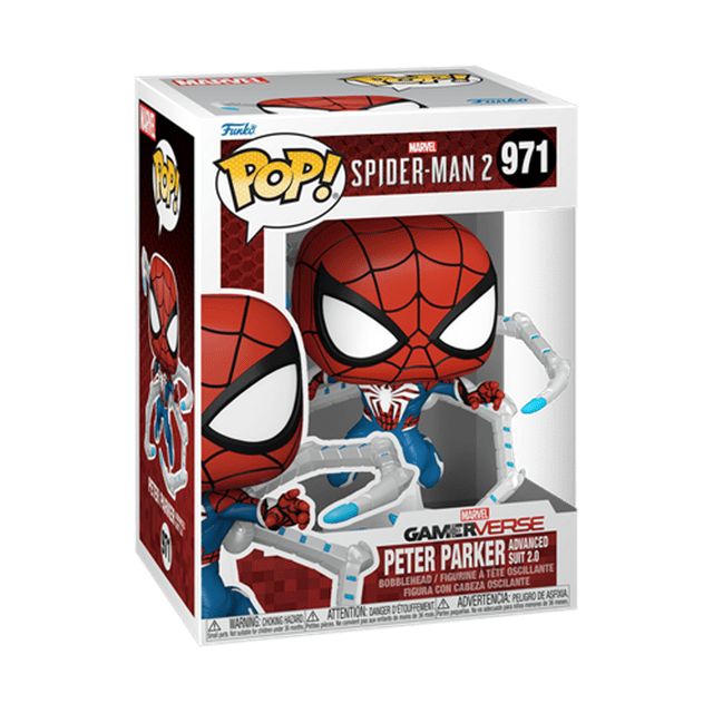 Advanced Suit 2.0 Peter Parker Suit (971) Spider-Man 2 Funko Pop Vinyl - 2