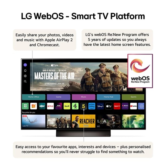 LG C4 48 inch OLED evo AI 4K Smart TV - 3