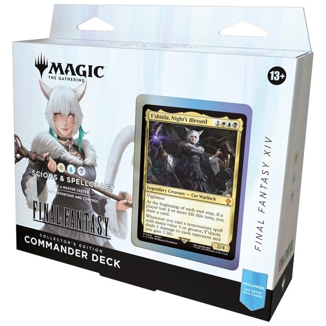 Final Fantasy Collector's Commander Deck Scions & Spellcraft Magic The Gathering Trading Cards - 1