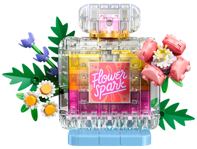 Floral Decor Perfume Bottle LEGO Creator 3-n-1 - 2