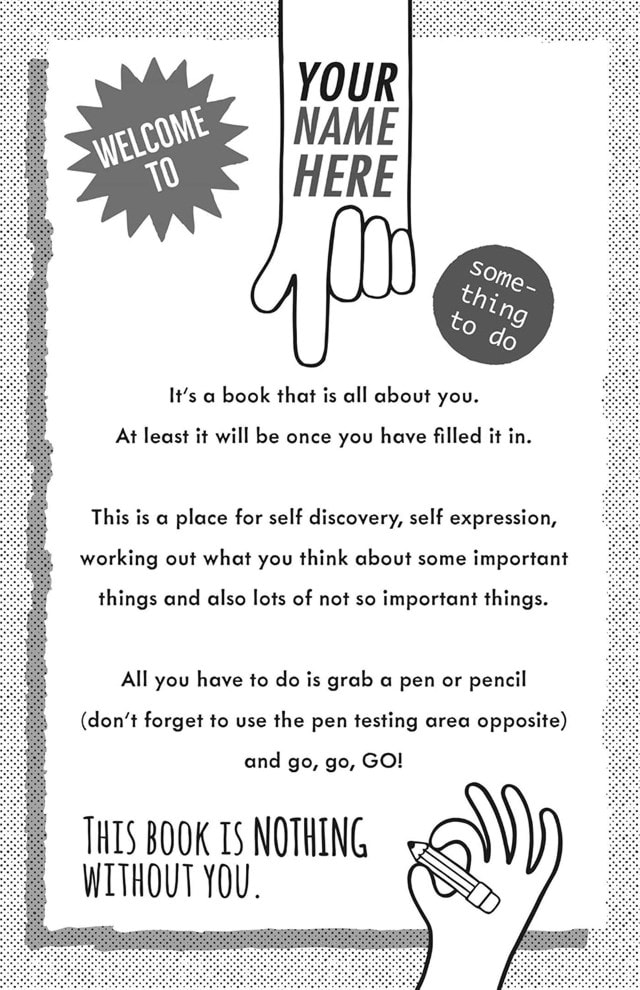 Your Name Here: Fill This Book With Your Brain Paperback By Sophy Henn - 2