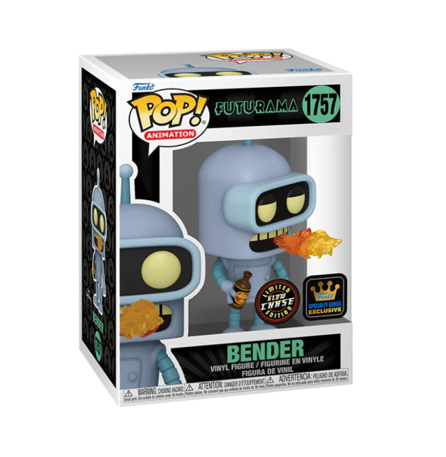 Bender With Chance Of Glow In The Dark Chase 1757 Futurama Funko Pop Vinyl - 4