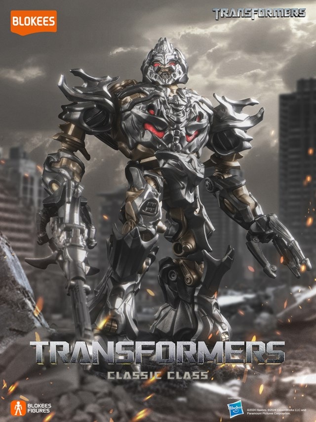 Megatron Classic Class 10 Transformers 2007 Movie Blokees Figure - 6