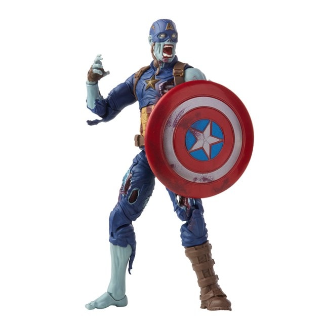 Zombie Captain America: Hasbro Marvel Legends Series Action Figure - 8