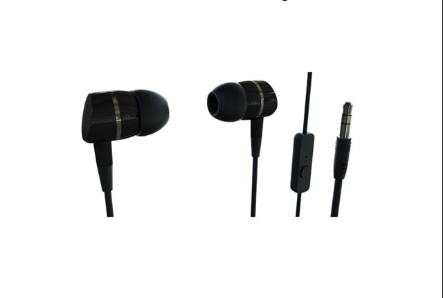 Vivanco Smartsound Black Earphones W/Mic - 1
