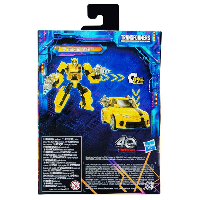 Transformers Legacy United Deluxe Class Animated Universe Bumblebee Converting Action Figure - 16