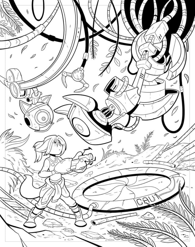 Gamer Kitties: A Pawsome Gaming Coloring Book - 3