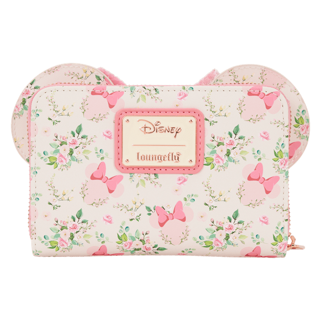 Minnie Mouse Floral Loungefly Zip Around Wallet - 4
