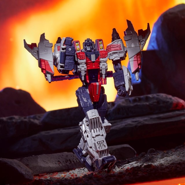 Transformers Legacy United Voyager Class Cybertron Universe Starscream Converting Action Figure - 5