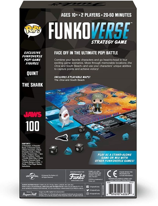 Jaws 100 Expandalone Funkoverse Pop Vinyl Strategy Board Game - 3
