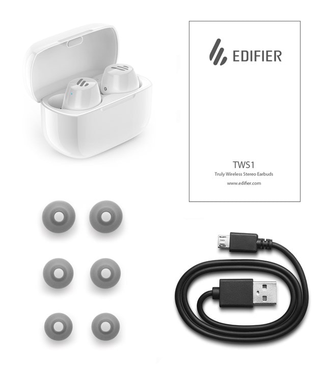 Edifier TWS1 White True Wireless Bluetooth Earphones - 4