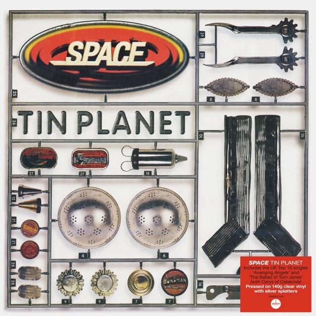 Tin Planet - Limited Edition Clear with Silver Splatter Vinyl - 1