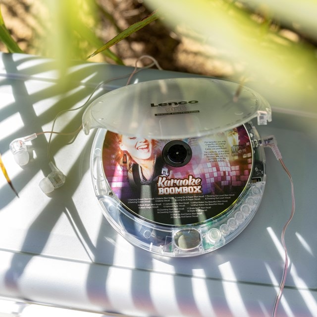 Lenco CD-202TR Transparent Portable CD Player - 6