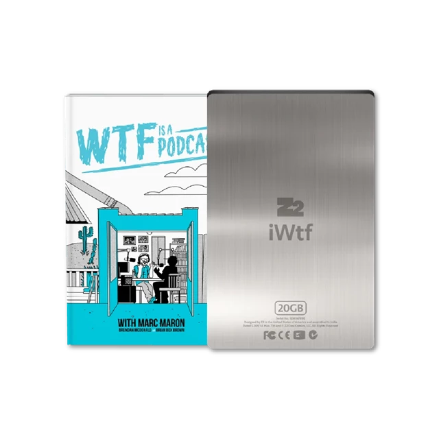 WTF is a Podcast with Marc Maron Deluxe Hardback By Brian Box Brown & Marc Maron - 3