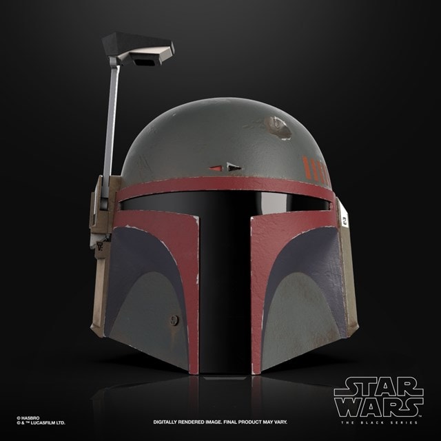 Boba Fett (Re-Armored) Premium Electronic Helmet: Star Wars Black Series - 1