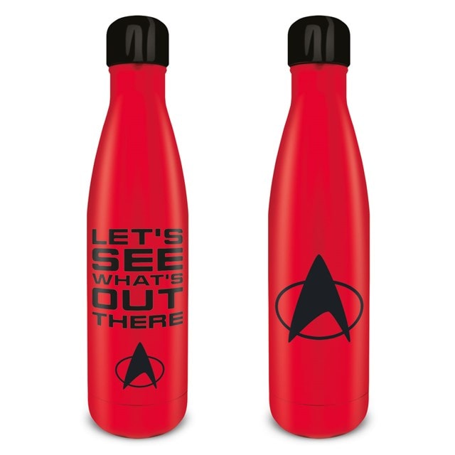 Star Trek: Let's See What's Out There Metal Drink Bottle - 1