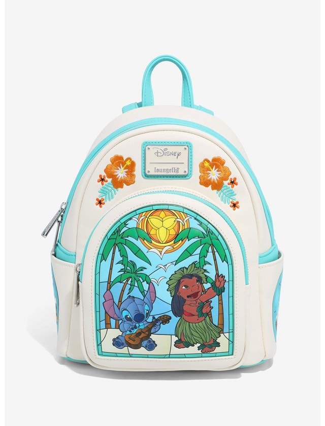 Lilo & Stitch Stained Glass Backpack hmv Exclusive Loungefly - 1