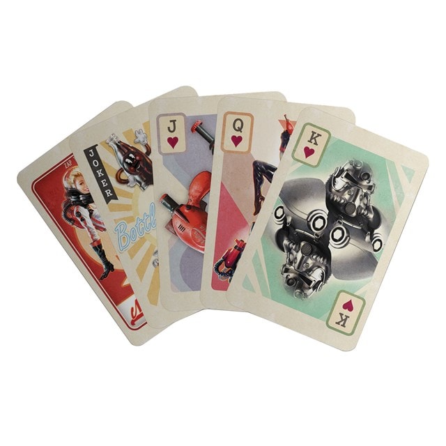 Nuka-Cola Keyring, Pin Badge & Playing Cards Fallout Gift Set - 4