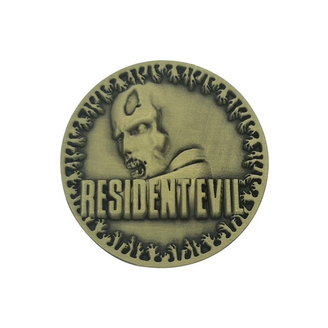 Resident Evil 30th Anniversary Antique Brass Presentation Coin - 2
