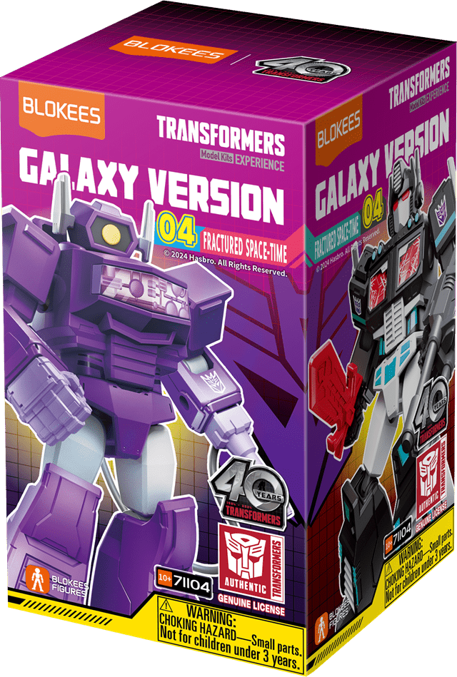 Fractured Space-Time Galaxy Version 04 Transformers Blokees Figure Single Box Assortment - 1