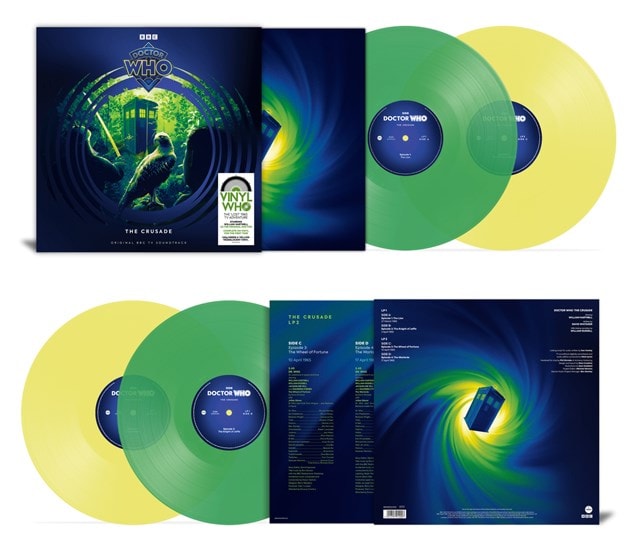 Doctor Who: The Crusade 2LP Green & Yellow Translucent Vinyl - 2