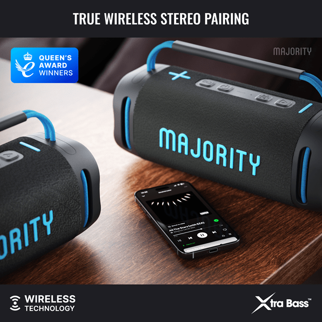 Majority Move M4 70W Portable Bluetooth Speaker - 5